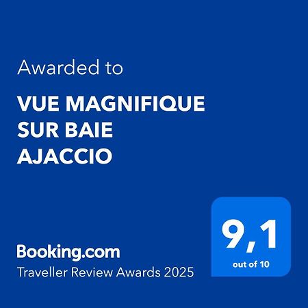 Vue Magnifique Sur Baie Ajaccio Porticcio (Corsica) Exterior foto