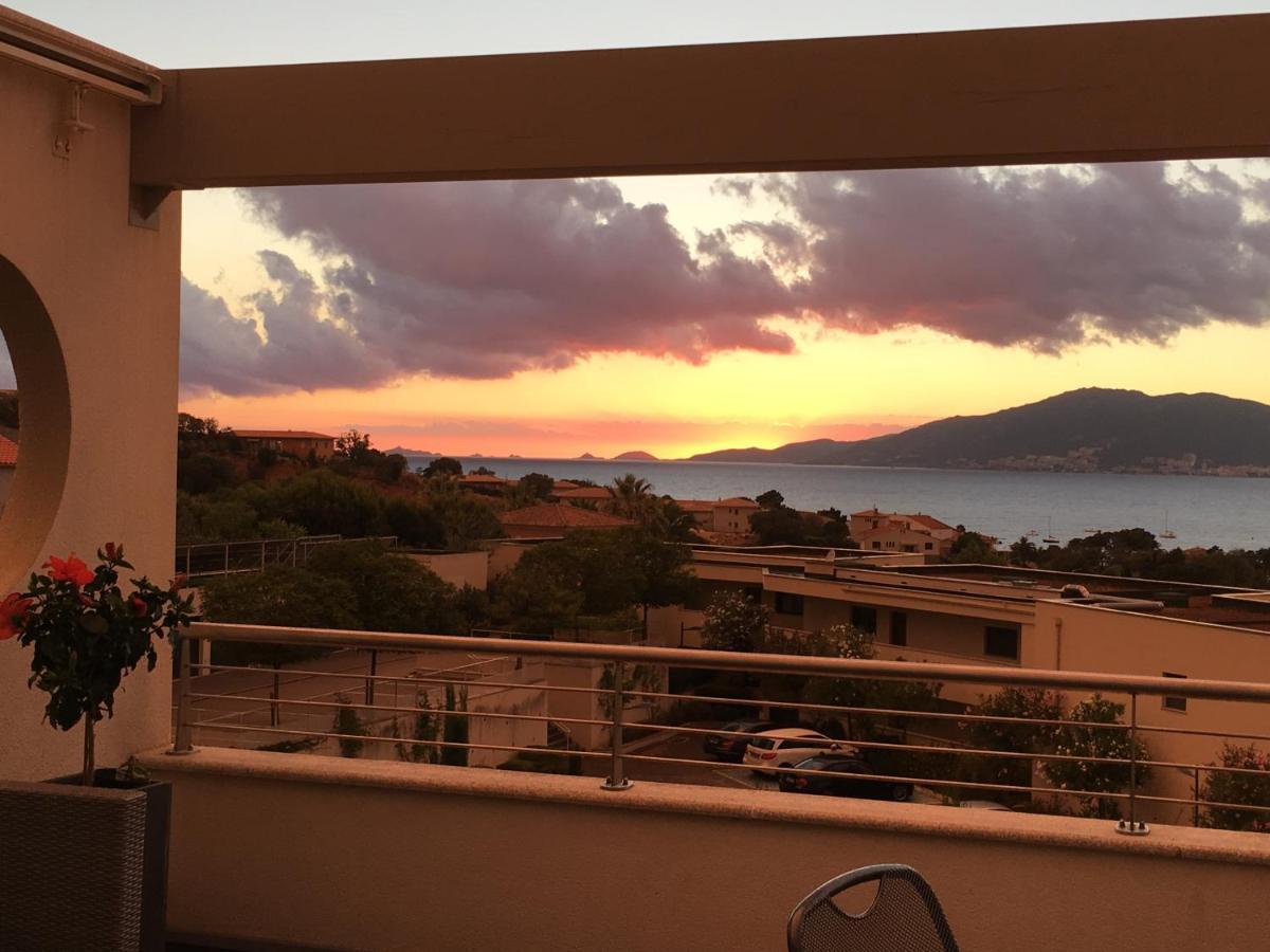 Vue Magnifique Sur Baie Ajaccio Porticcio (Corsica) Exterior foto